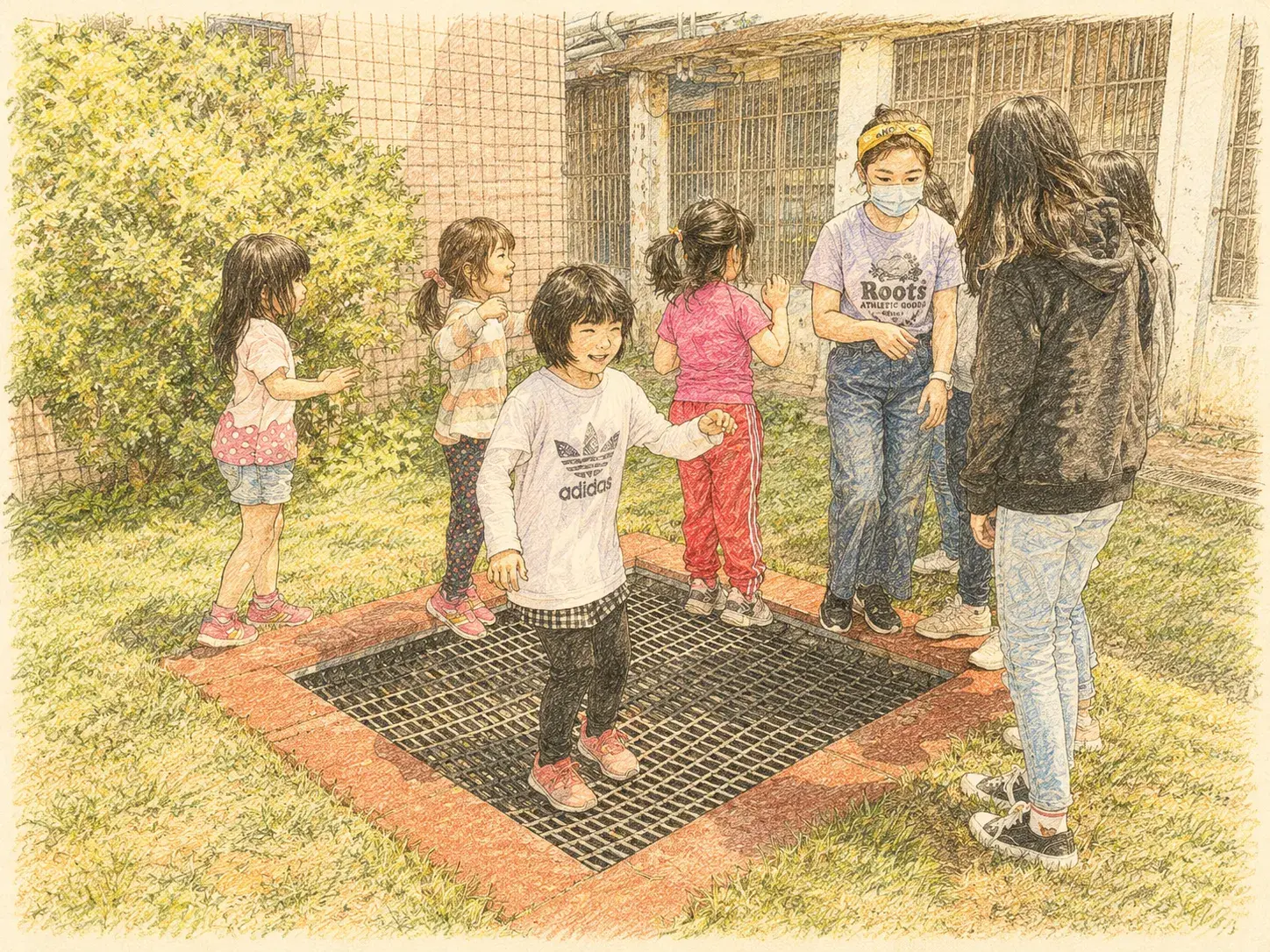 戶外彈跳床