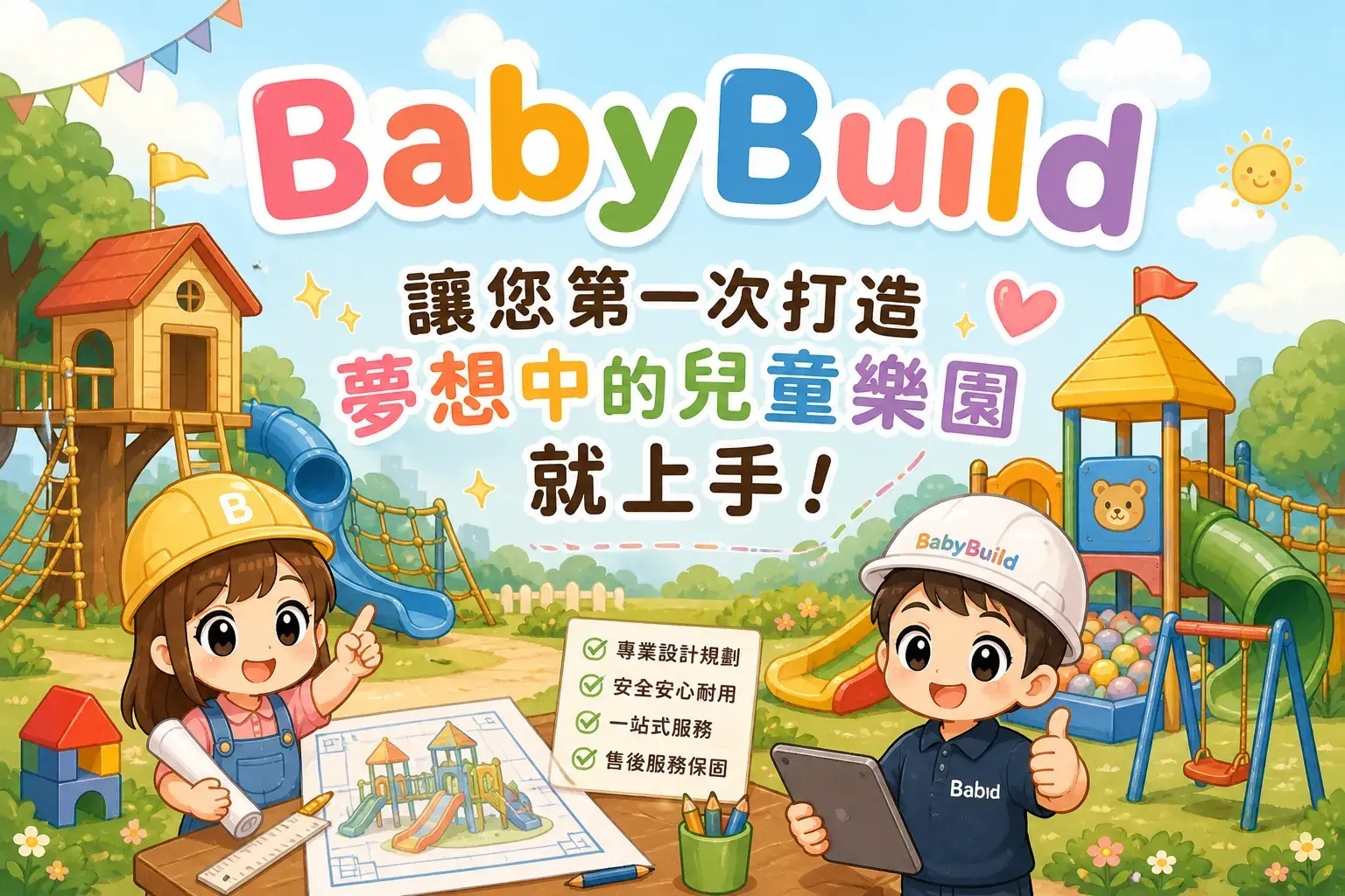 讓您第一次打造夢想中的兒童樂園就上手