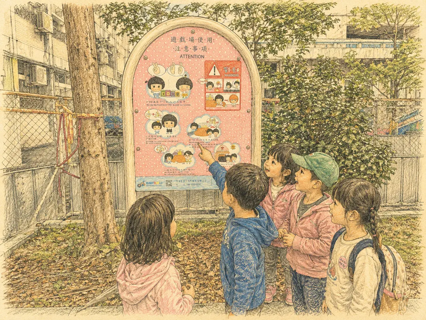 立柱式告示牌