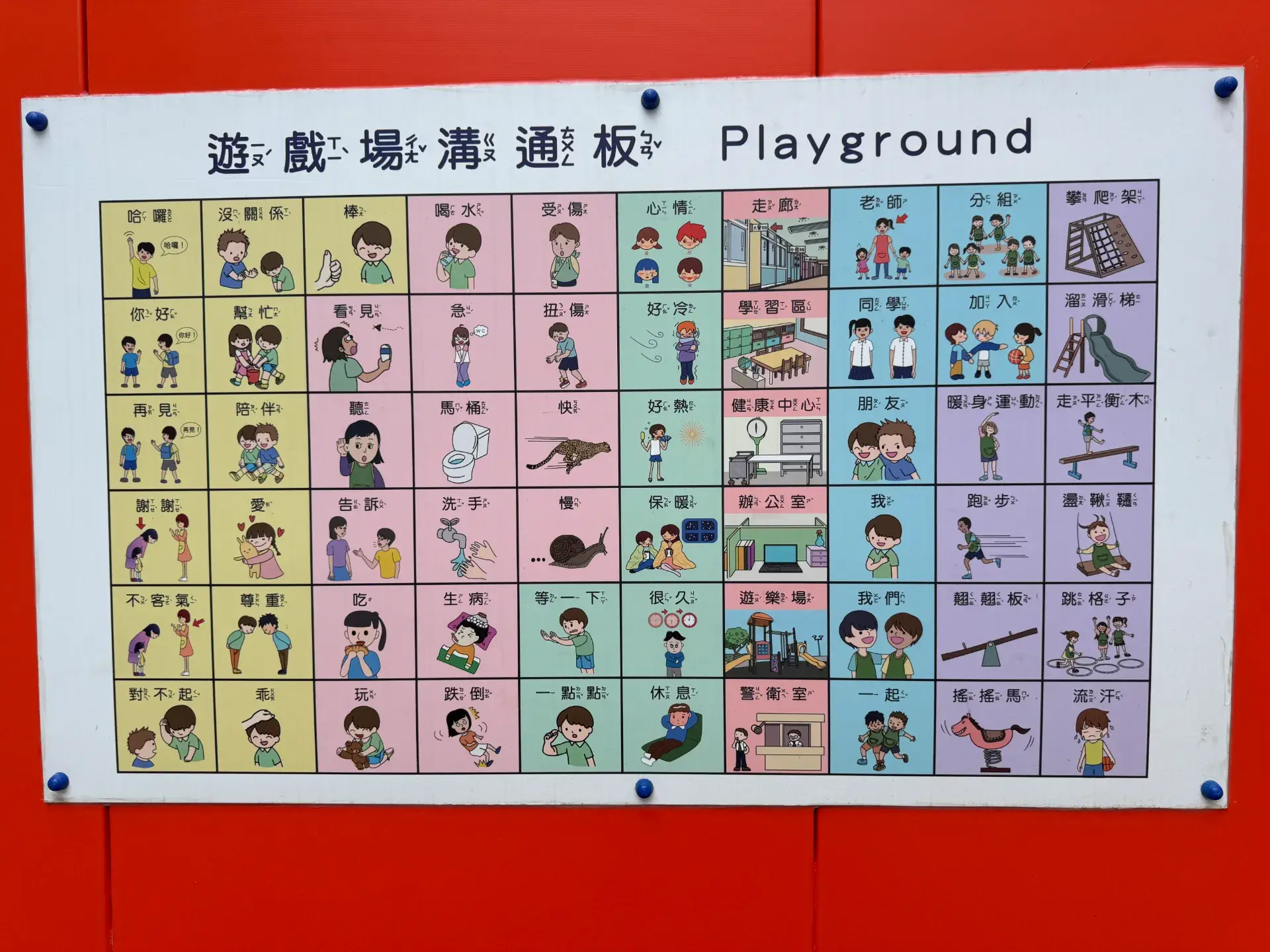 遊戲場溝通板